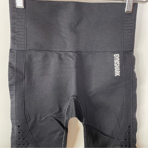 Gymshark Black Seamless Leggings with Cutouts Size Small - Picture 3 of 6